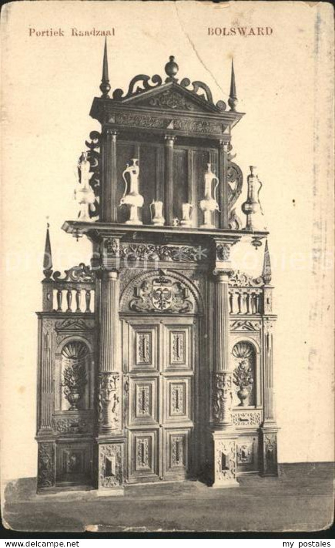 Bolsward Boalsert Portiek Raadzaal Stadhuis
