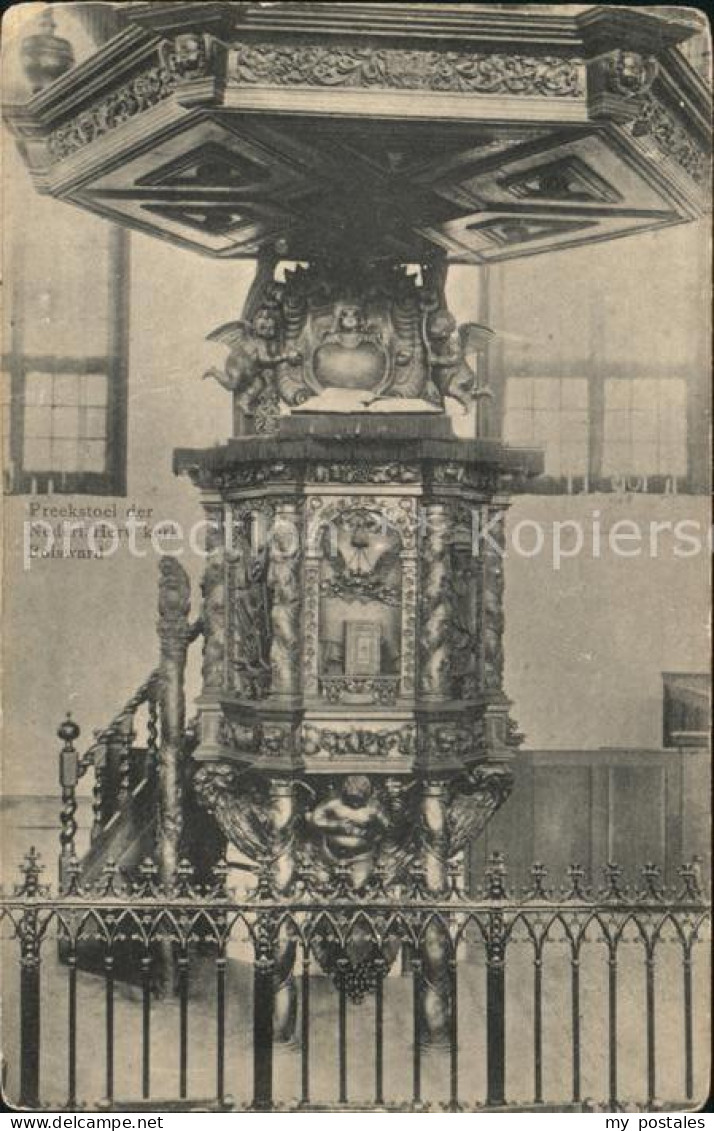 Bolsward Boalsert Preekstoel der Herv Kerk