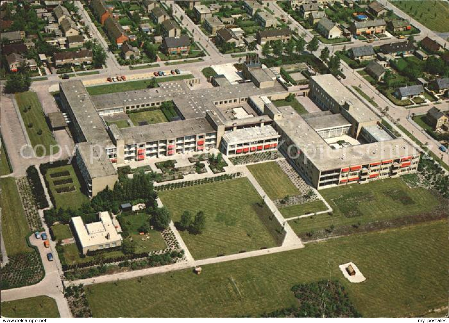 Bolsward Boalsert Verpleeghuis Bloemkamp Fliegeraufnahme