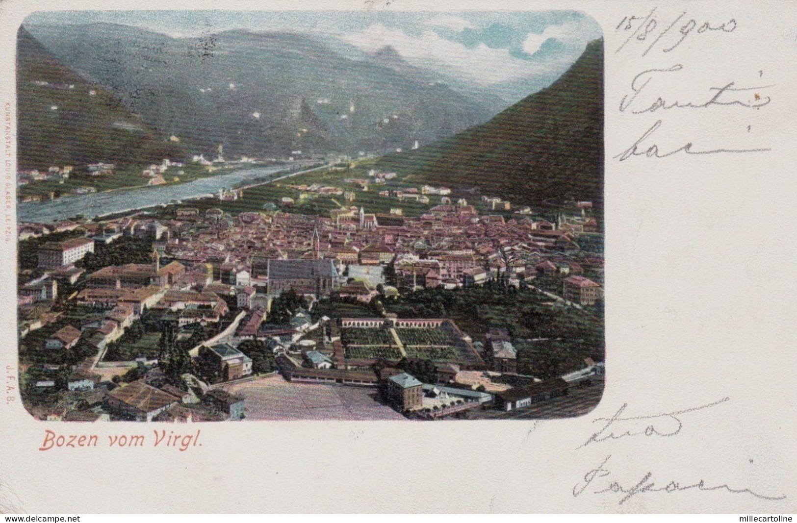 BOLZANO - Bozen von Virgl  1900