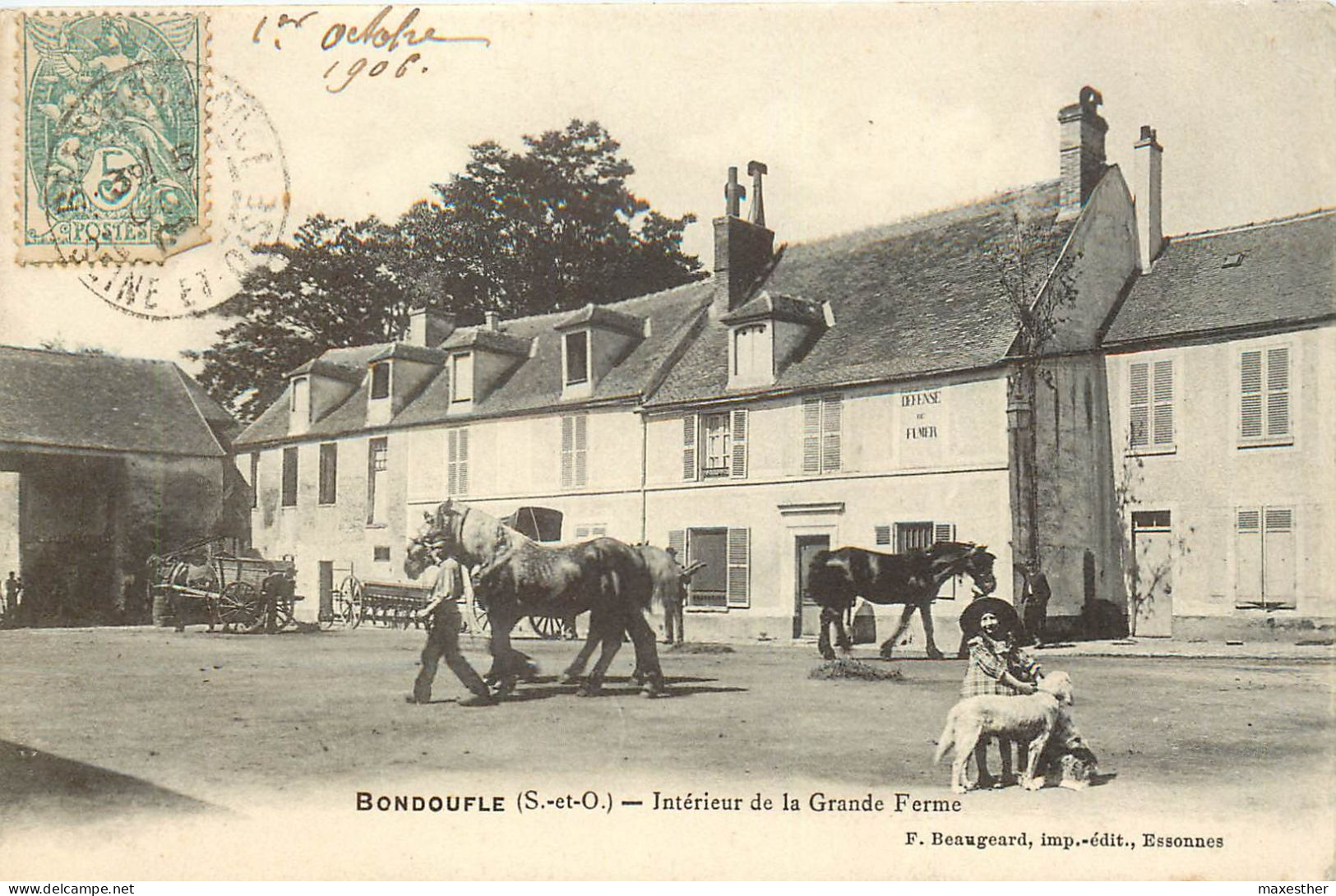 BONDOUFLE intérieur de la Grande Ferme