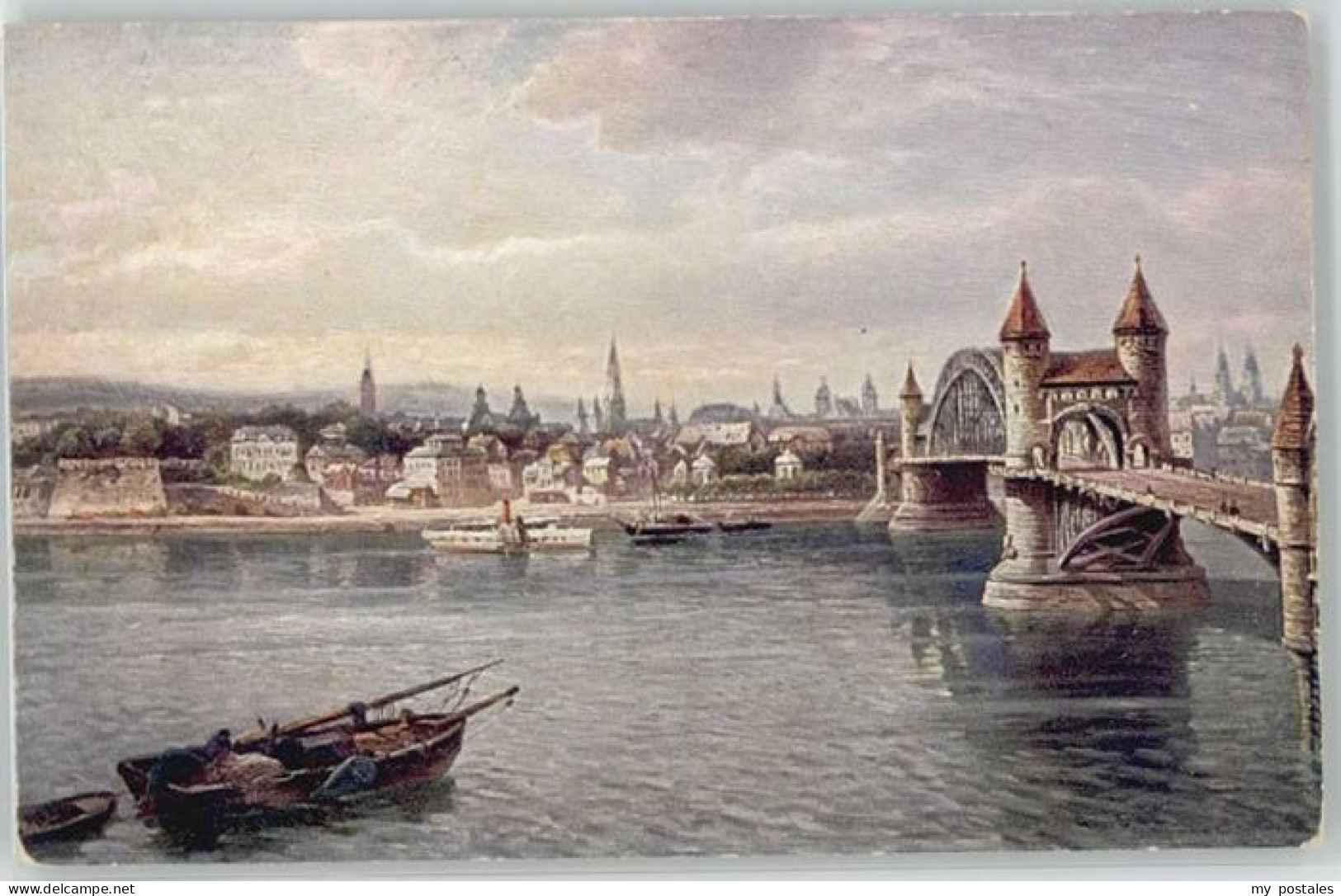 Bonn Rhein Bonn Kuenstlerkarte