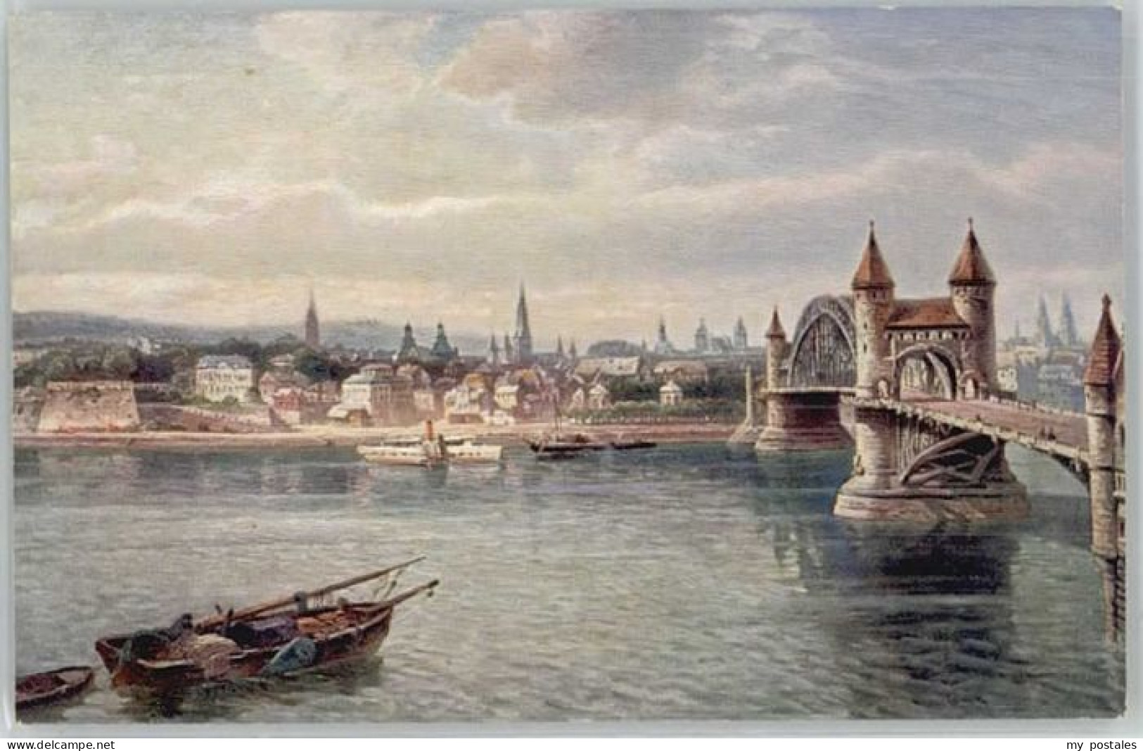 Bonn Rhein Bonn Kuenstlerkarte