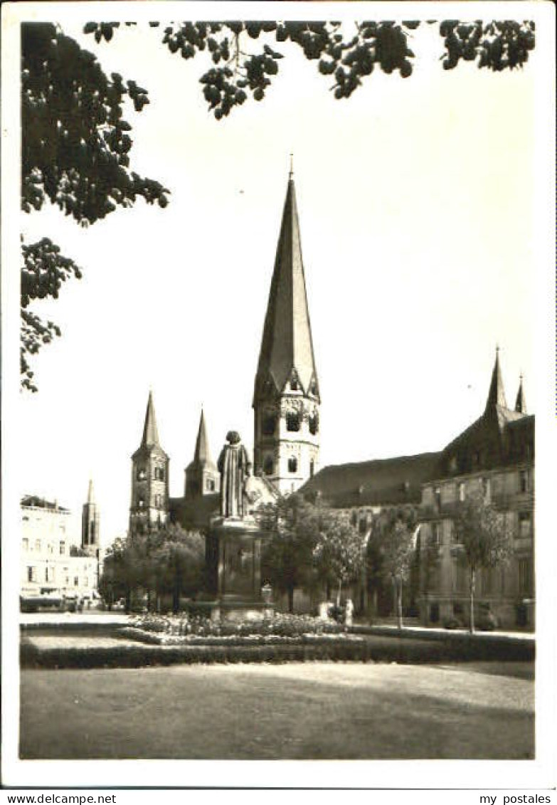 Bonn Rhein Bonn Muensterplatz x 1954