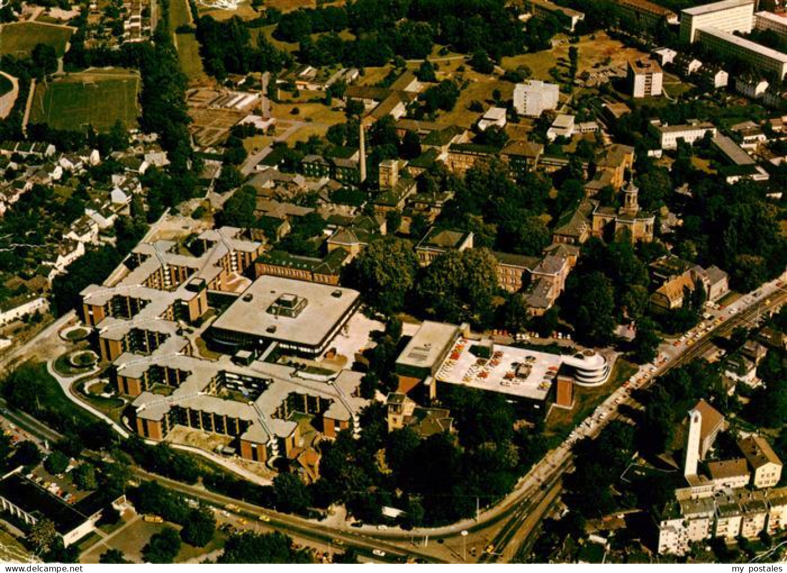 Bonn Rhein Rheinische Landesklinik Bonn Fliegeraufnahme