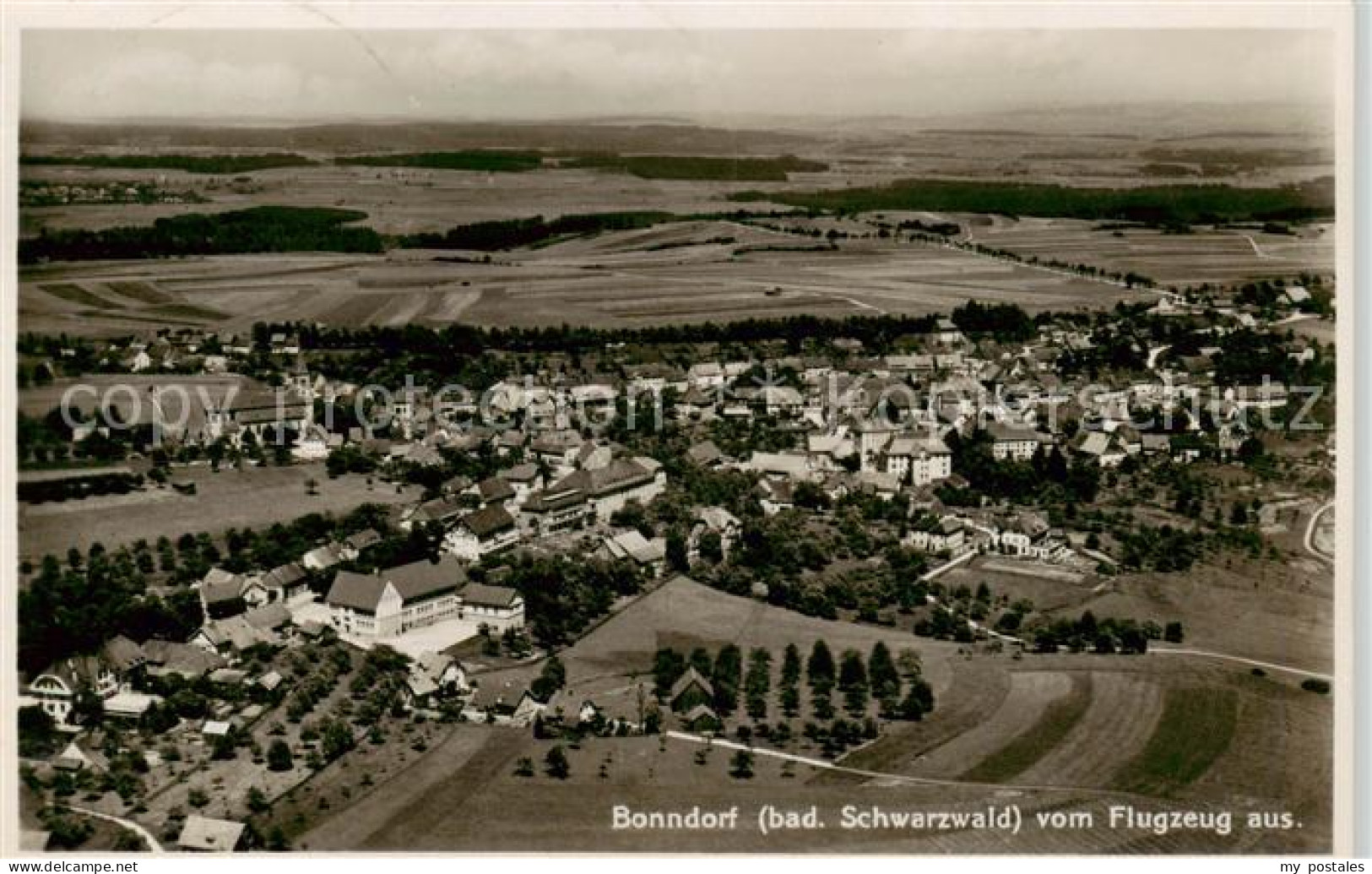 Bonndorf Schwarzwald Fliegeraufnahme