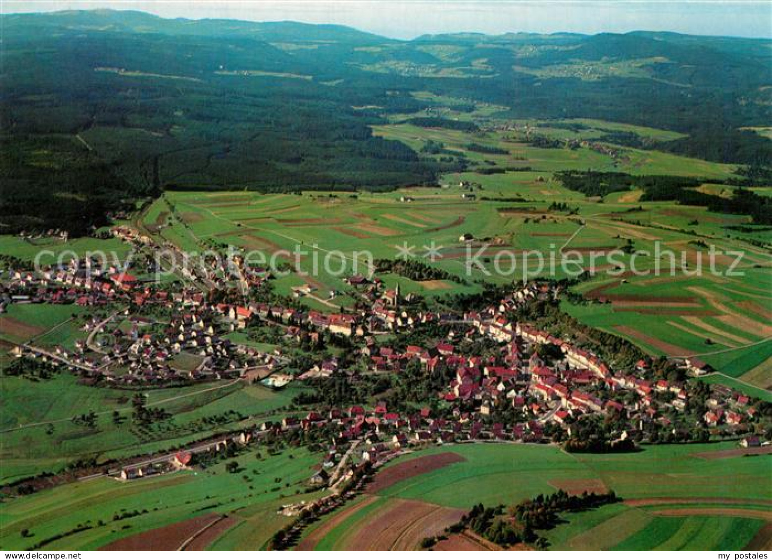Bonndorf Schwarzwald Fliegeraufnahme