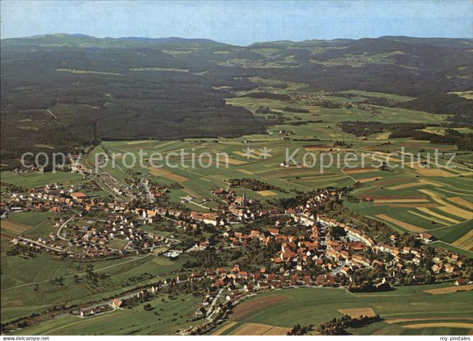 Bonndorf Schwarzwald Fliegeraufnahme