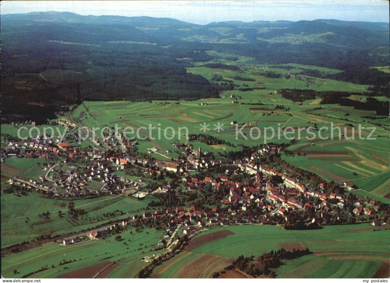Bonndorf Schwarzwald Fliegeraufnahme