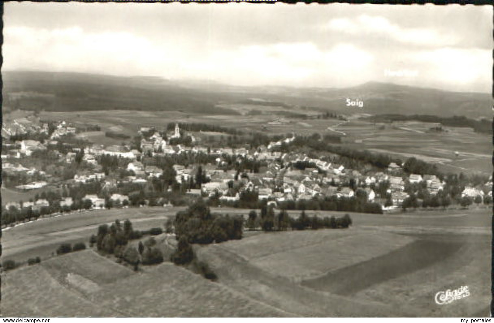 Bonndorf Schwarzwald Fliegeraufnahme