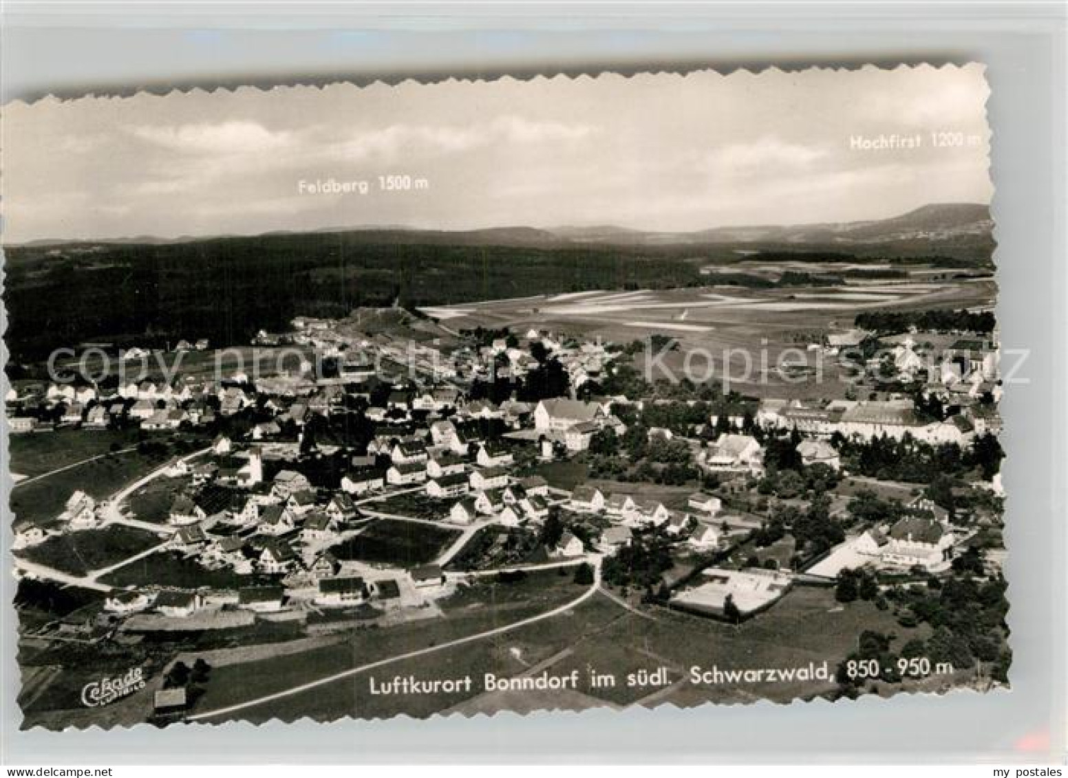 Bonndorf Schwarzwald Fliegeraufnahme