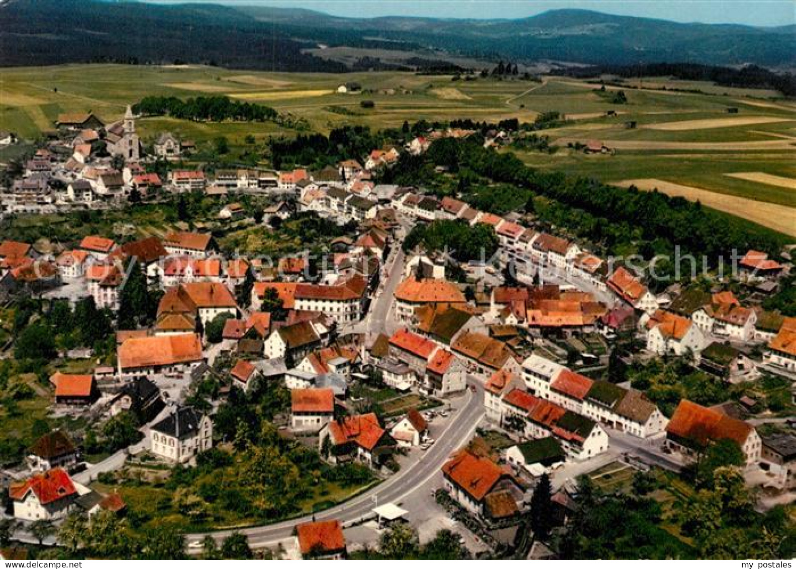 Bonndorf Schwarzwald Fliegeraufnahme