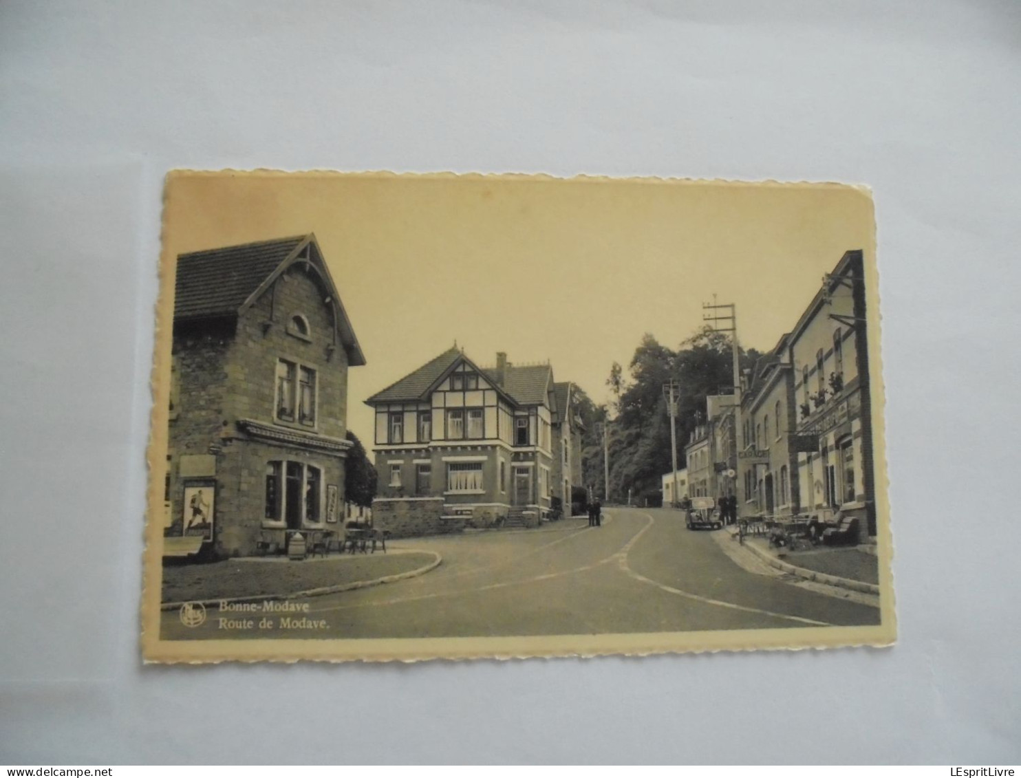 BONNE MODAVE Route de Modave Animée Carte Postale PK CP AK