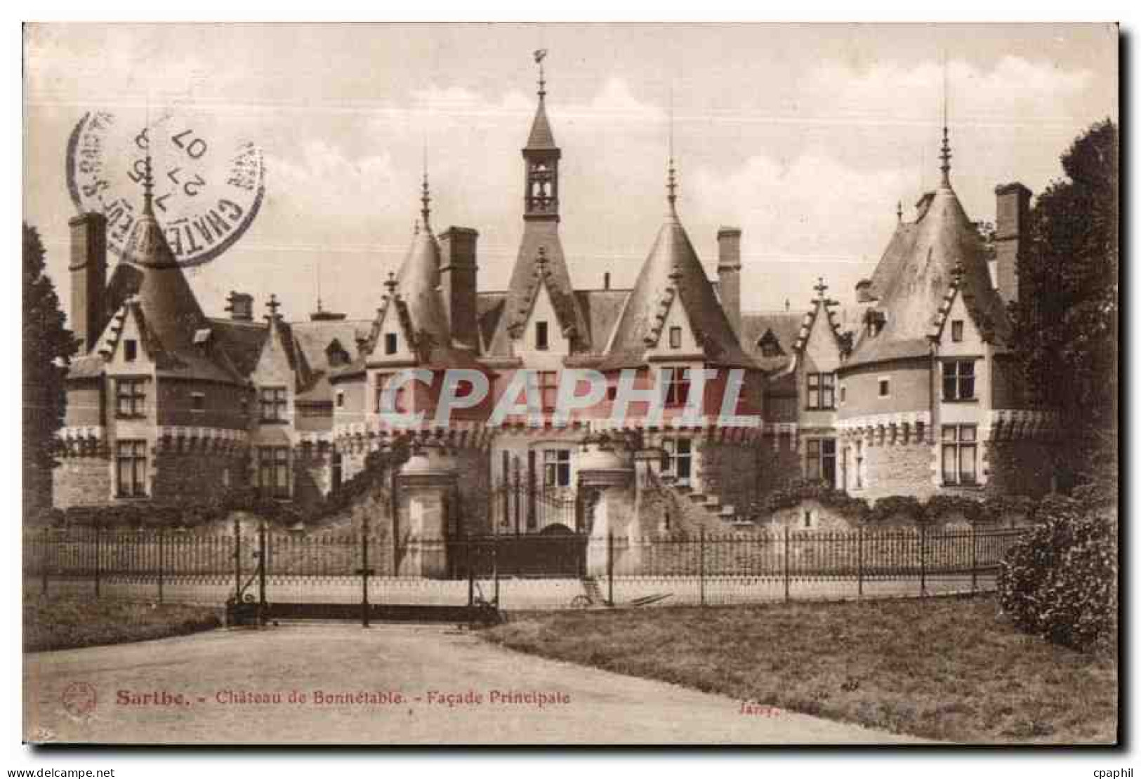Bonnetable - Le Chateau - CPA