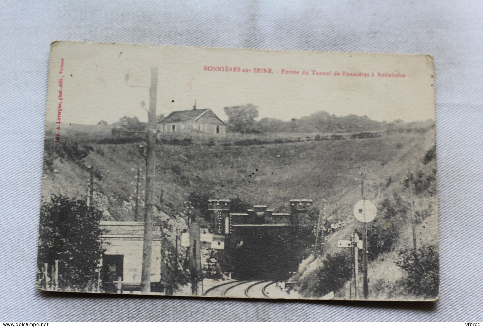 Bonnières sur Seine, entrée du tunnel de Bonnières à Rolleboise, Yvelines 78