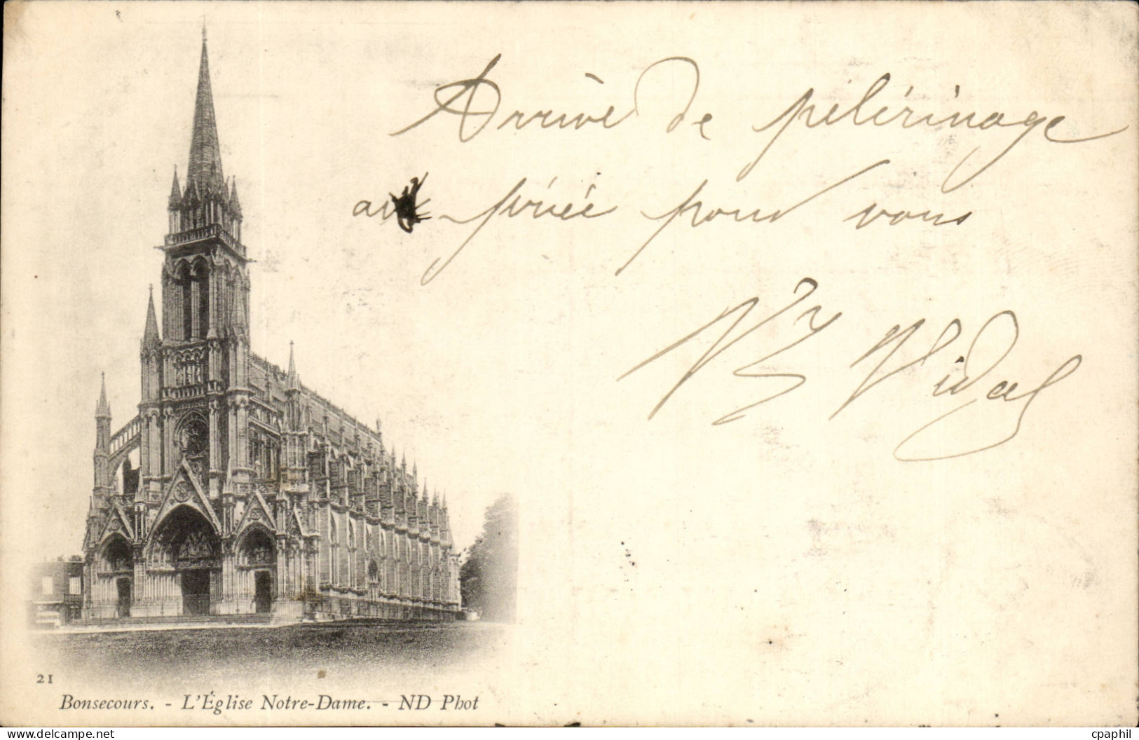 Bonsecours - L'Eglise Notre Dame CPA
