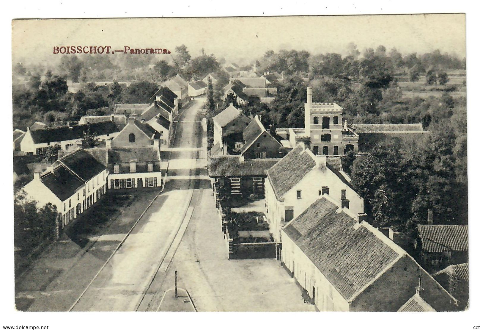 Booischot Boisschot Heist-op-den-Berg  Panorama   (zicht op brouwerij Dens)