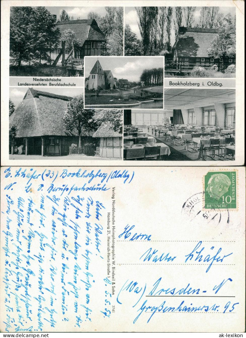 Bookholzberg-Ganderkesee 4 B Landesversehrten Berufsschule innen u. außen 1957