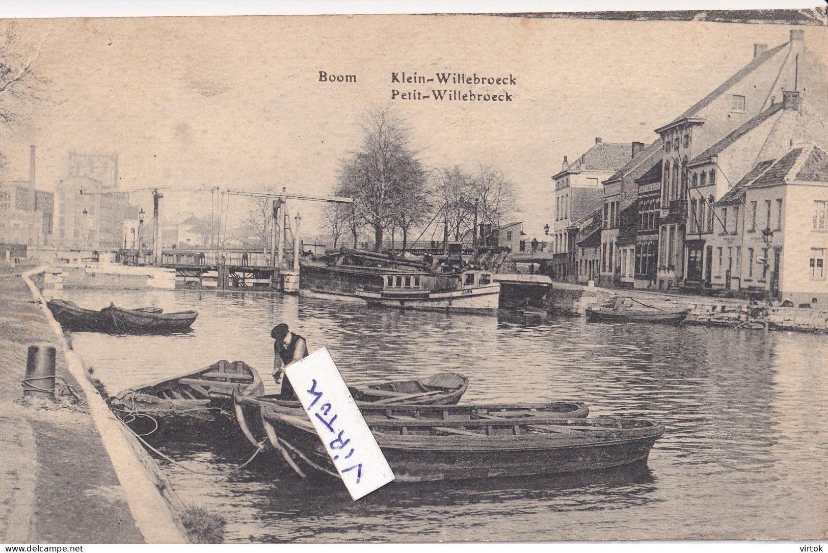 BOOM :  Klein-Willebroek   (  carnet kaart )   edit.  Franz Van Dievoort te Boom