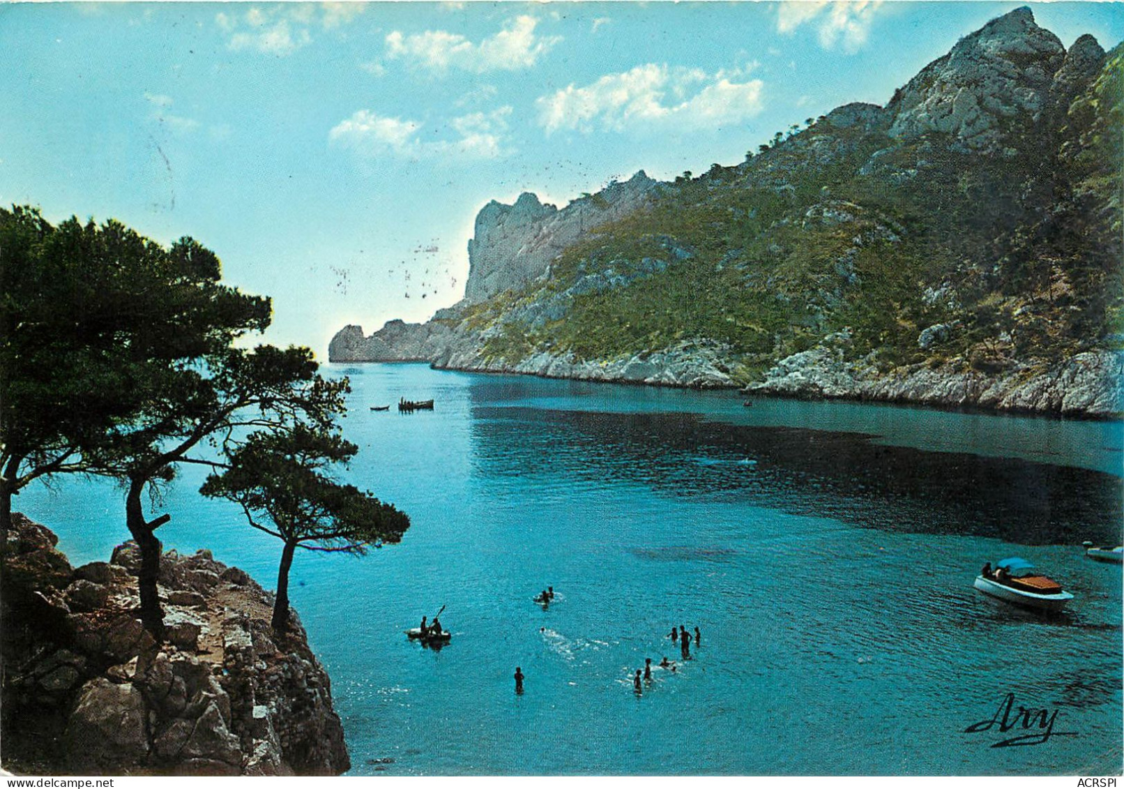 BOOUCHE DU RHONE NOS BELLES CALANQUES SORMIOU ET SON EAU CLAIRE (scan recto-verso) KEVREN0421