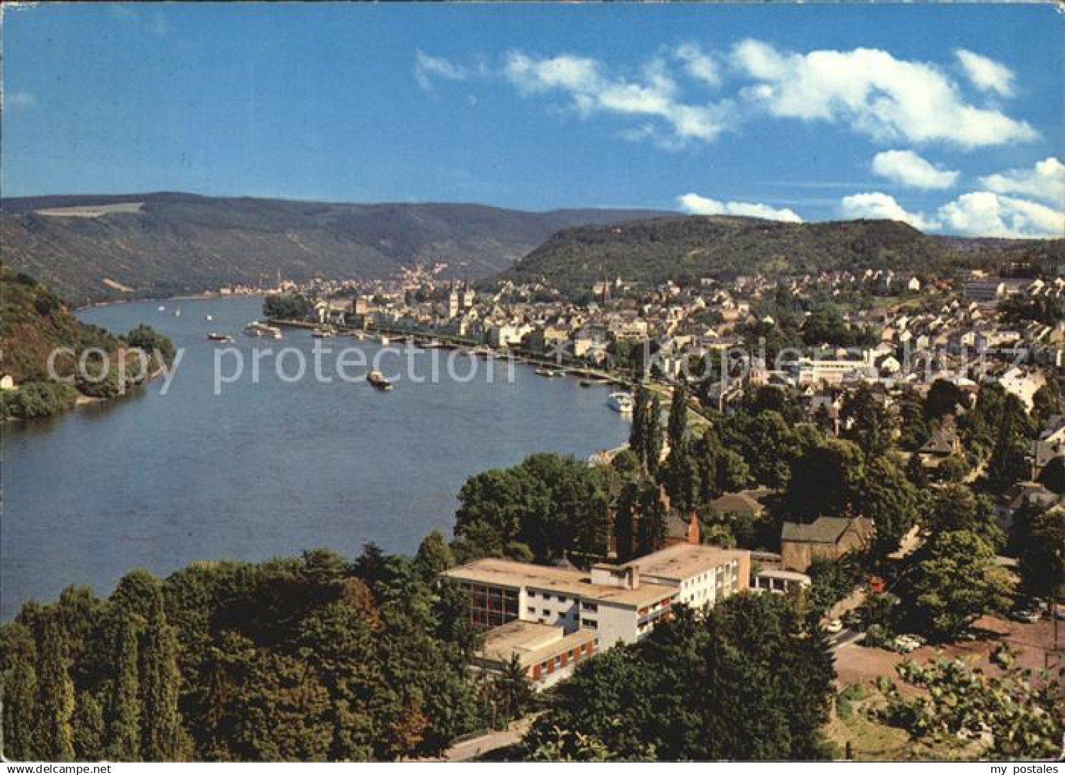 Boppard Rhein Fliegeraufnahme