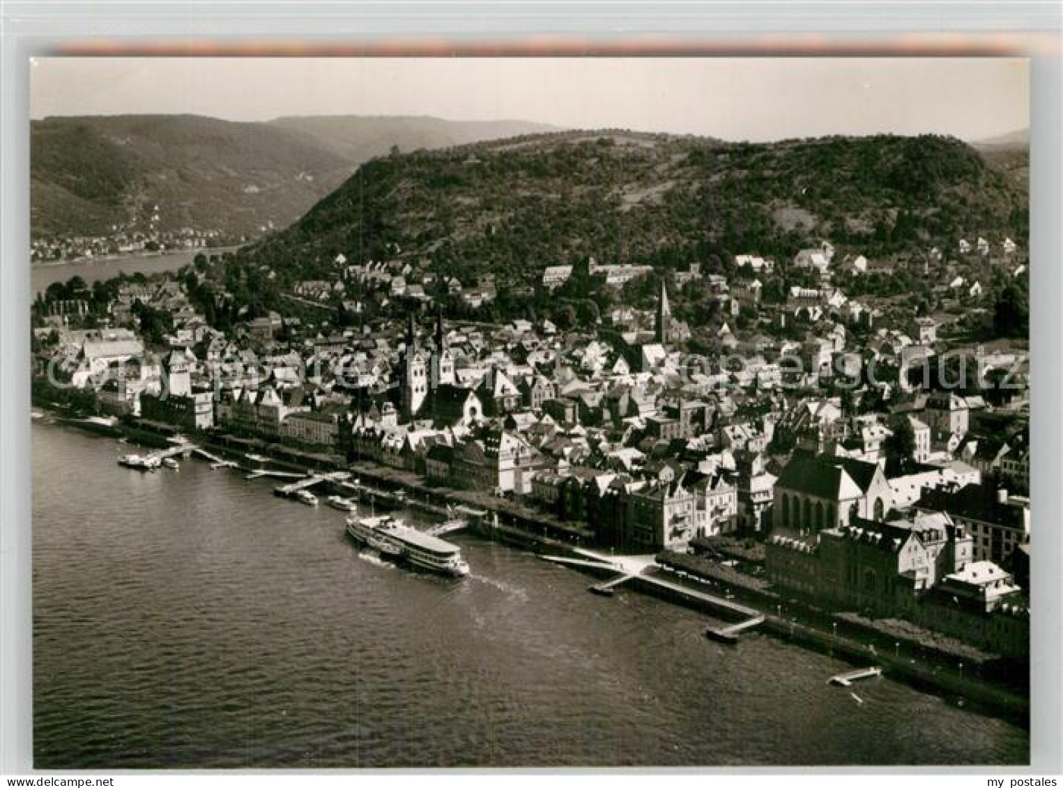 Boppard Rhein Fliegeraufnahme