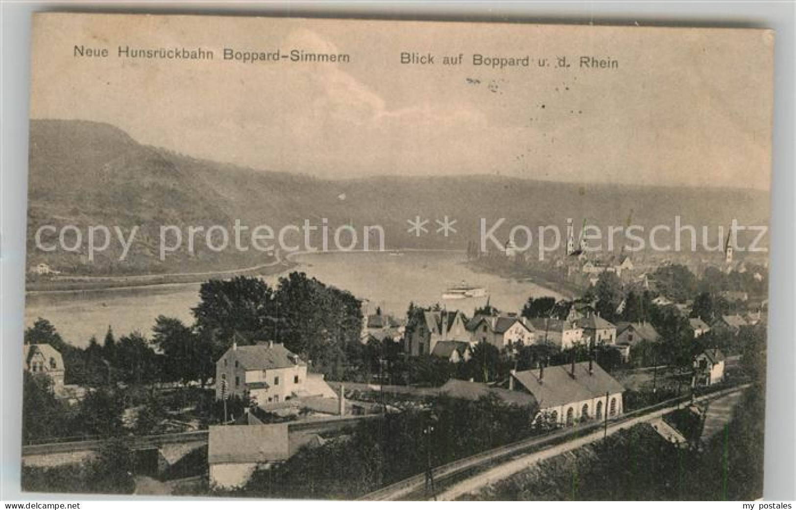 Boppard Rhein Neue Hunsrueckbahn Boppard Simmern