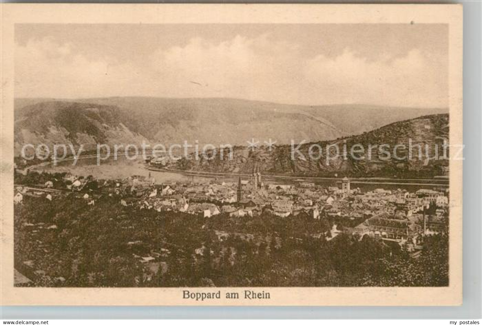Boppard Rhein Panorama