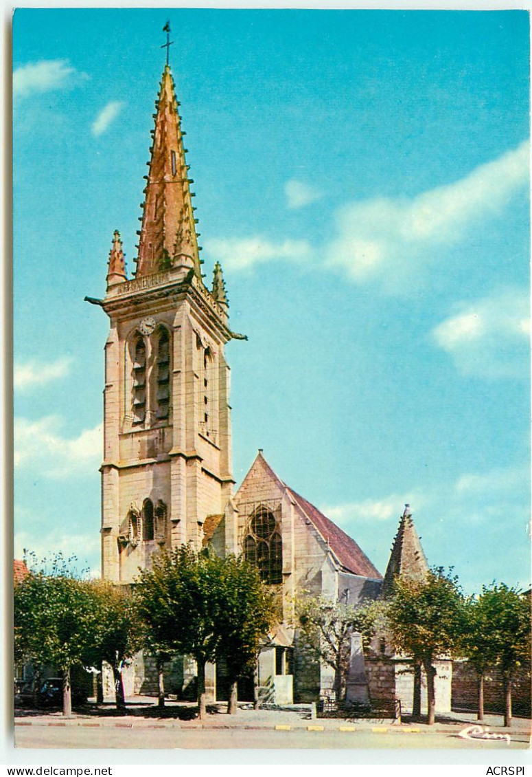 boran sur oise  l'église  UU1543