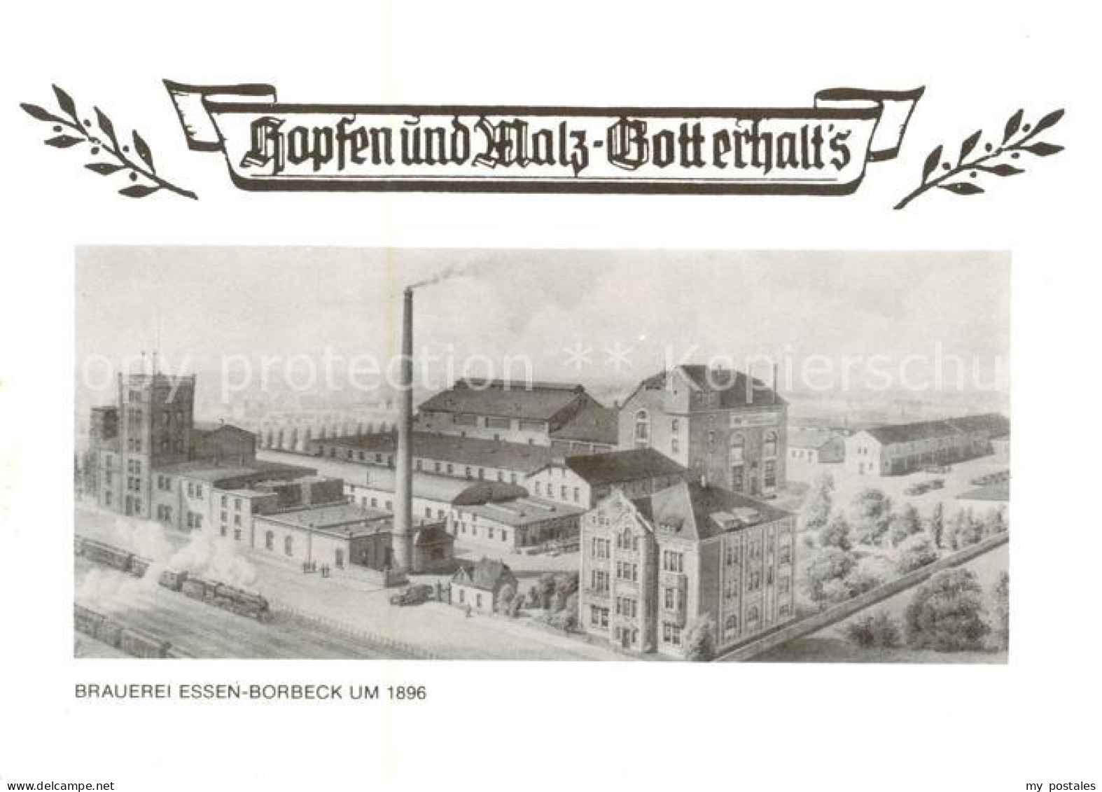 Borbeck Essen Brauerei Essen-Borbeck um 1896