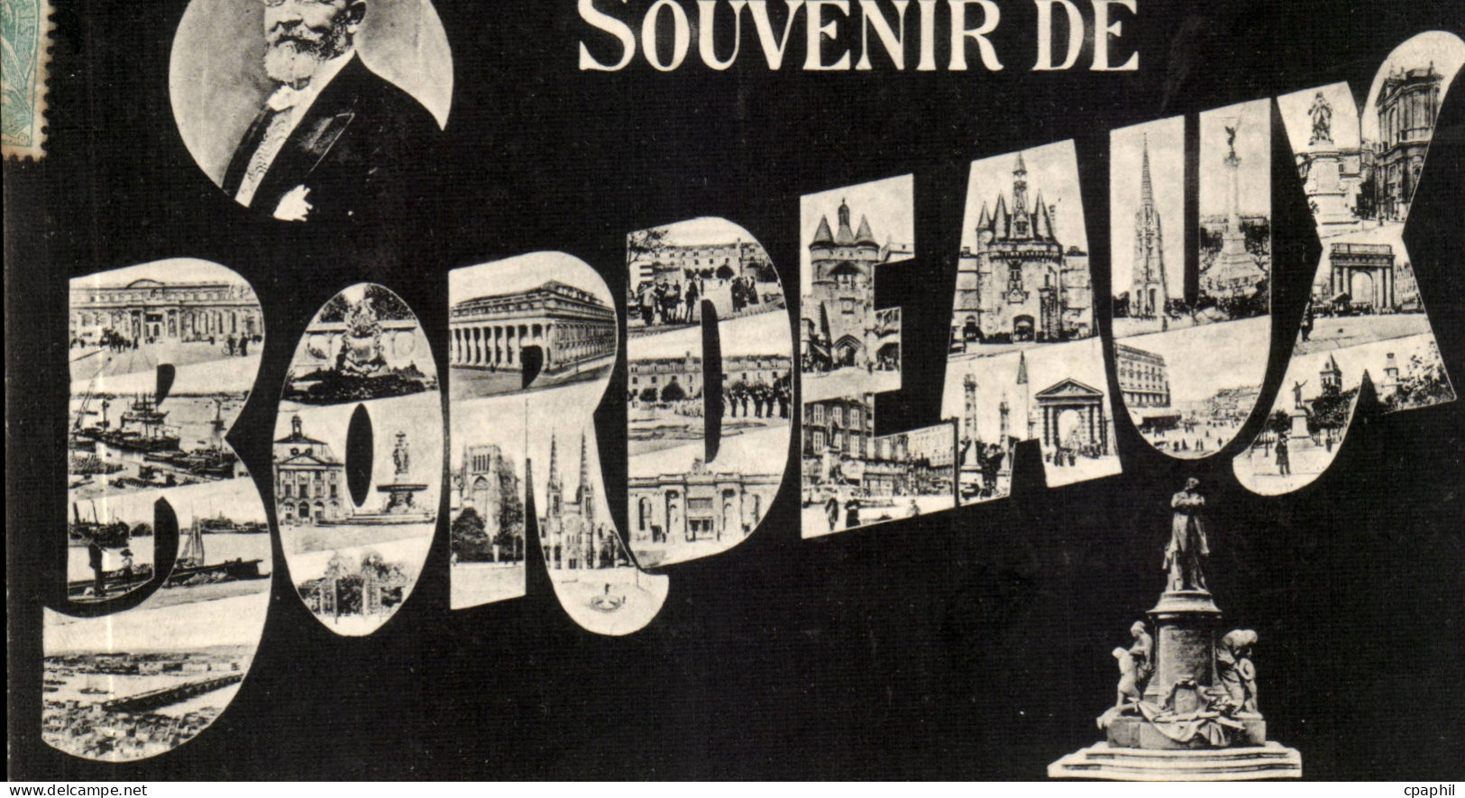 Bordeaux - Souvenir de Bordeaux - CPA