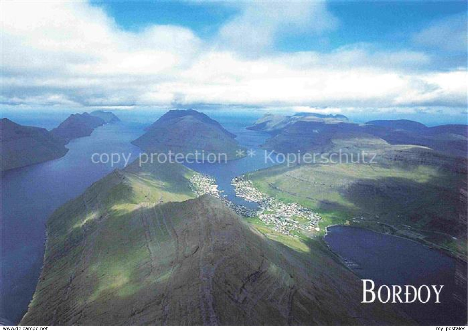 Bordoy Faeroeer Island Fliegeraufnahme