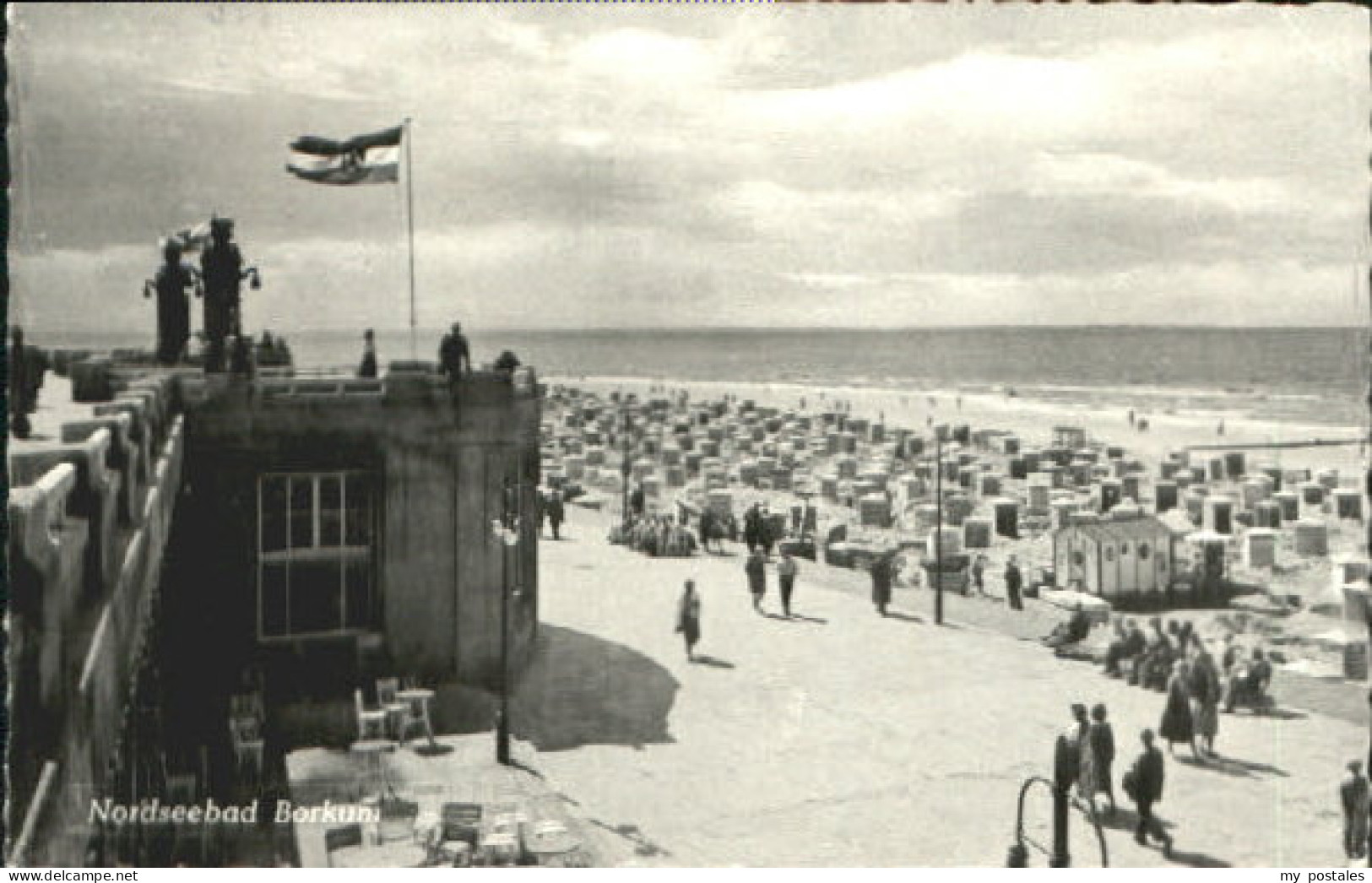 BORKUM Nordseebad Niedersachsen Nordseebad Borkum  x 1967