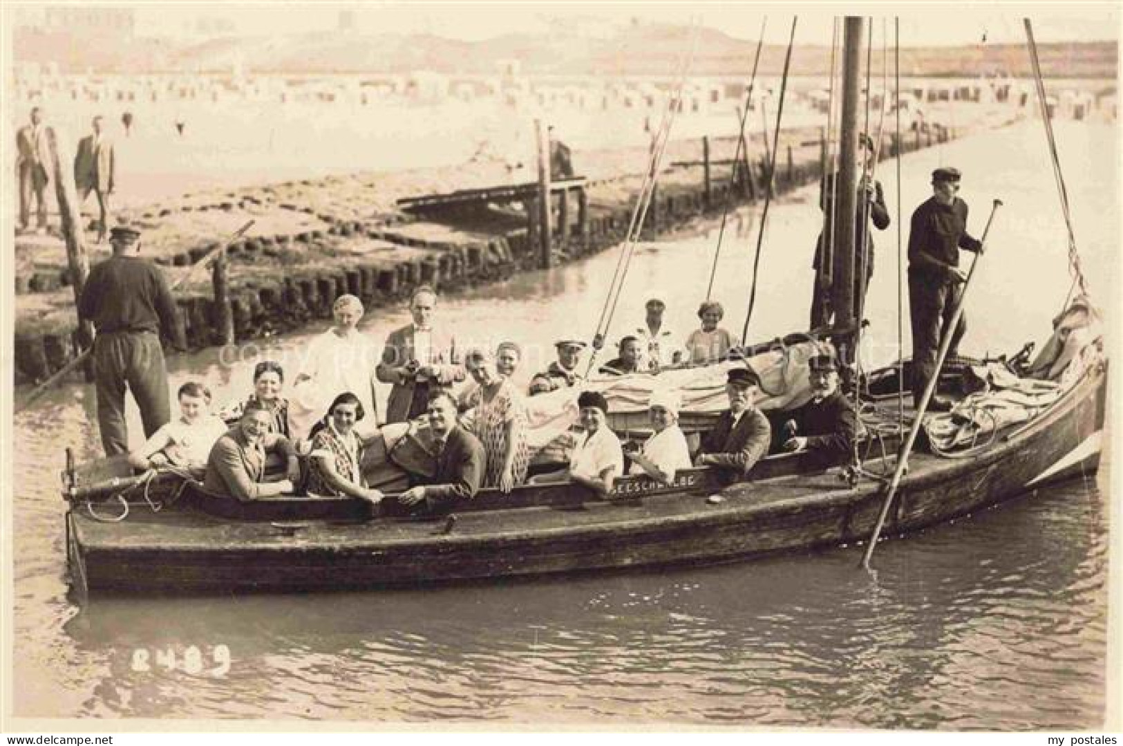 Borkum Nordseebad Segelpartie