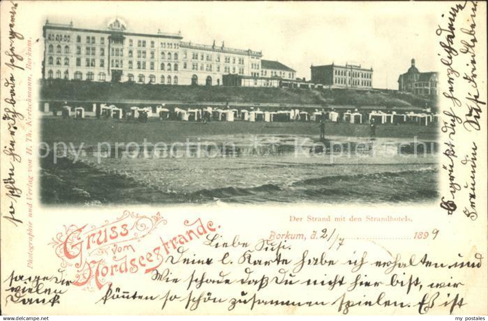 Borkum Strandpartie