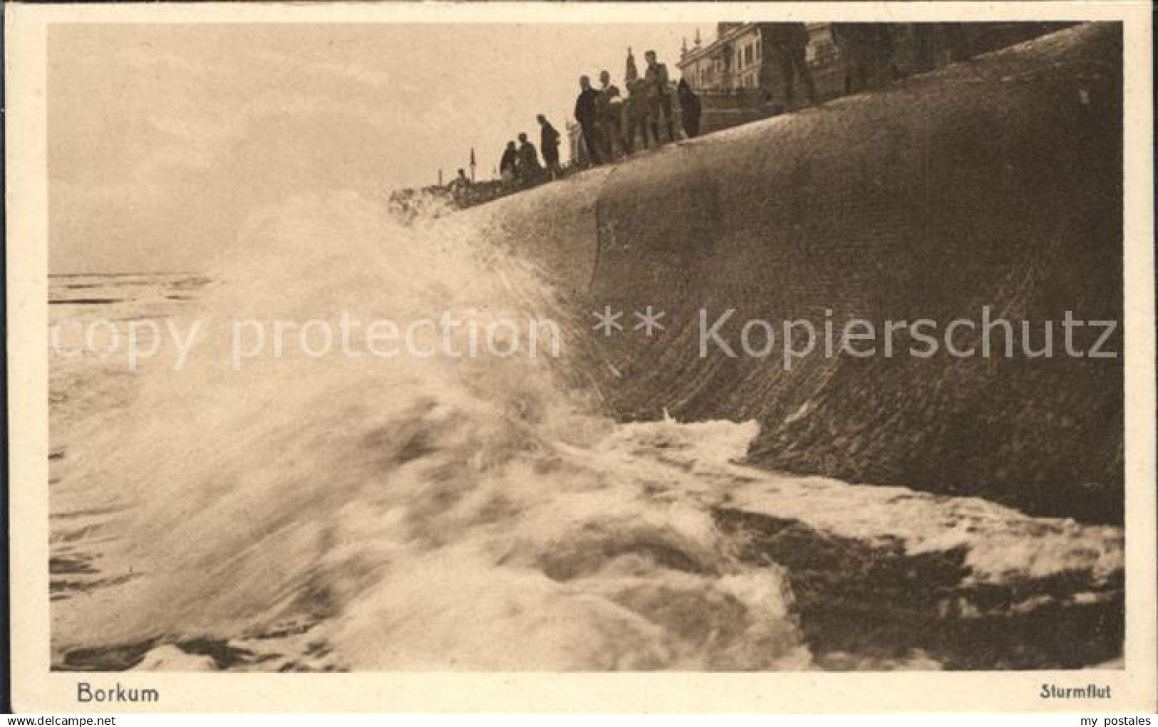 Borkum Sturmflut