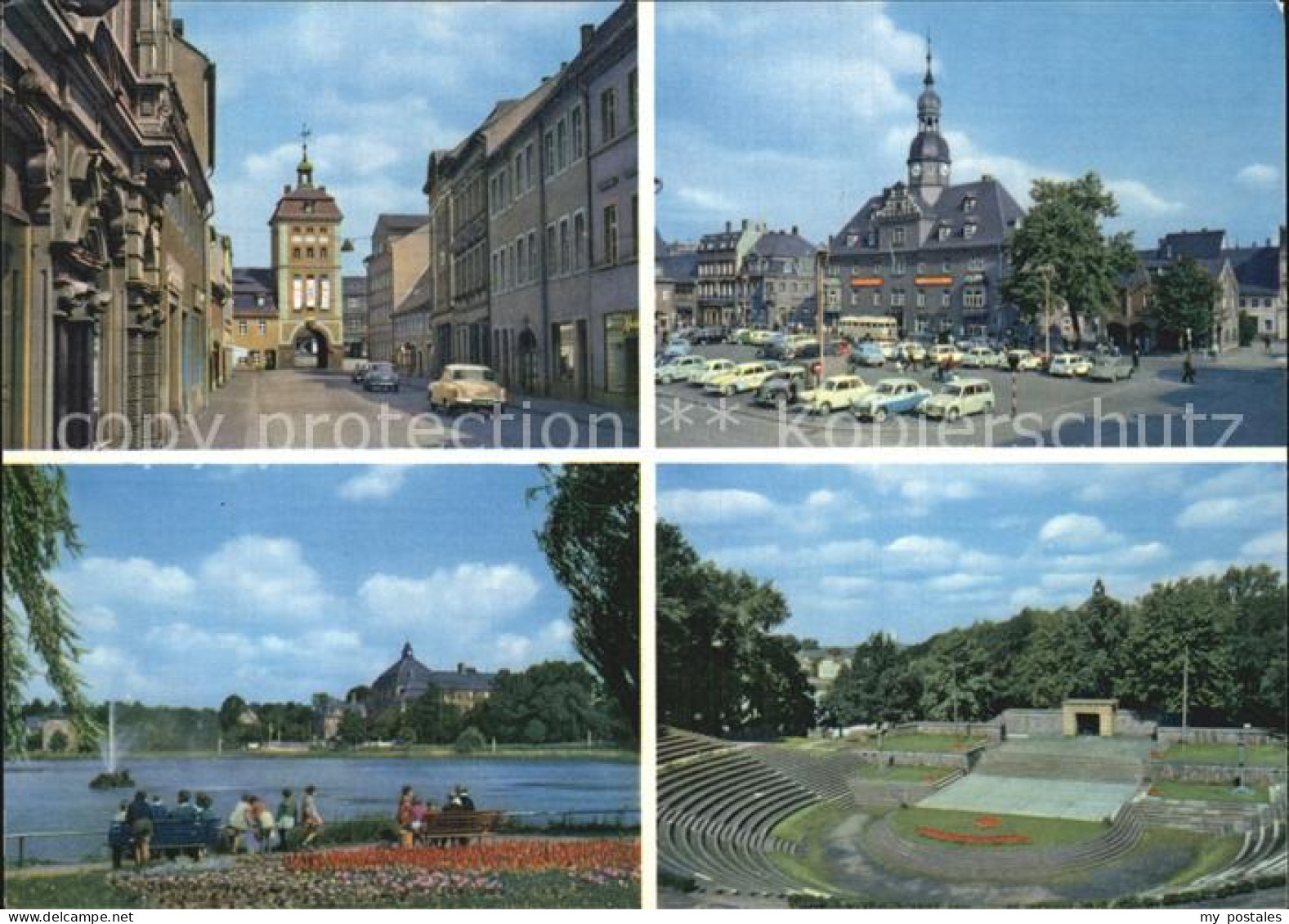 Borna Leipzig Reichstor Rathaus Breiter Teich Volksplatz