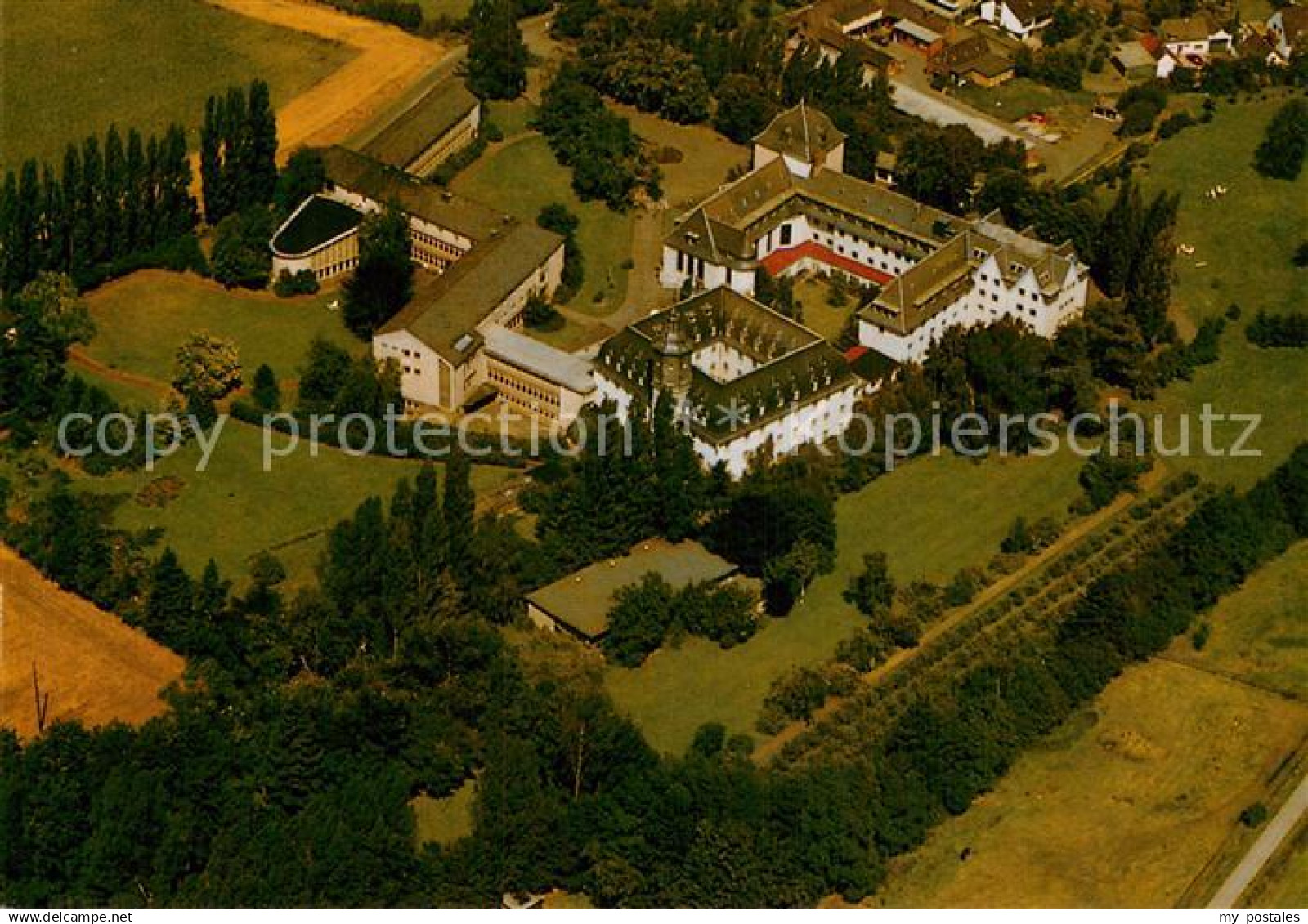 Bornheim Rheinland Fliegeraufnahme Dominikanerkloster St. Albert