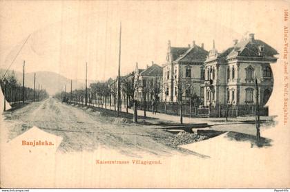 Bosnië en Herzegovina - Banjaluka - Kaiserstrasse Villagegend.