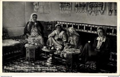 CPA Trebinje Bosnien Herzegowina, Besuchszimmer im Patrizierhaus