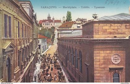 BOSNIA - Sarajevo - Marktplatz