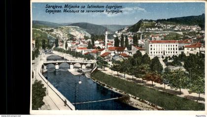 Bosnië en Herzegovina - Sarajevo - Miljacka sa latinskom ćuprijom