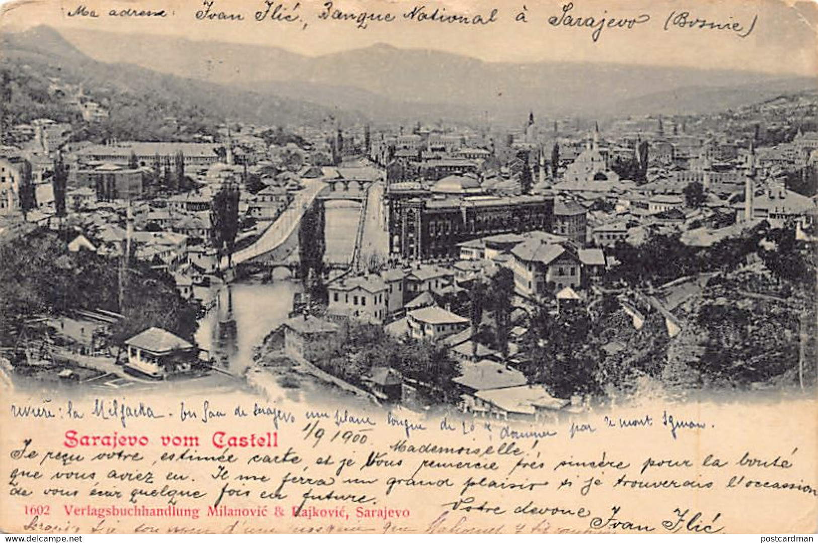 Bosnia Herzegovina - SARAJEVO - View from the castle