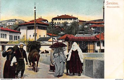 BOSNIA HERZEGOVINA - Sarajevo - Street scene 1.