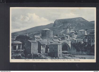 Herzegovina PPC Mostar Serbian Church 1931