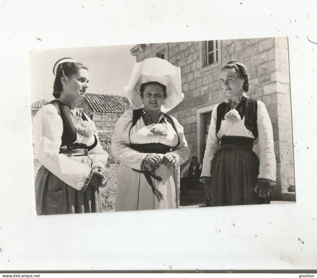 BOSNIE HERZEGOVINE CARTE PHOTO FEMMES EN COSTUME 79