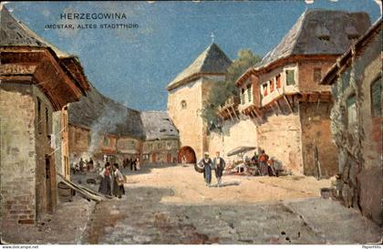 Bosnië en Herzegovina - Mostar - Herzegowina (Altes Stadttor)