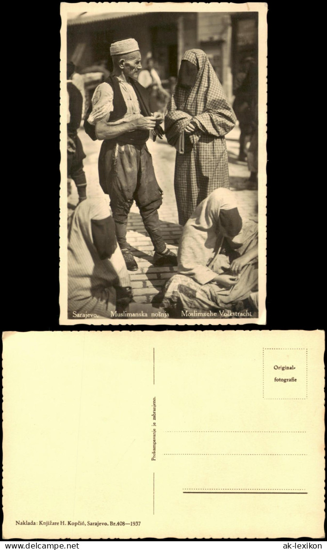 Bosnien  Herzegowina Verschleierte Typen Trachten Bosnien Native Scene 1940