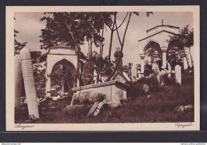 Ansichtskarte Sarajevo Capajebo Jugoslawien Bosnien Herzegowina Denkmal