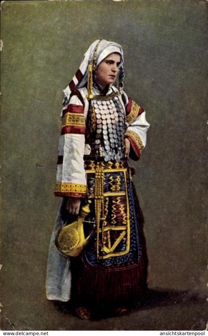 CPA Bosnien Herzegowina, Frau in Tracht